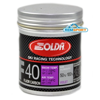Smar wysokofluorowy F40 Carbon Violet Powder 30g SOLDA